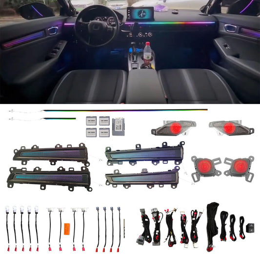 23 Light 256 Color for 22-23 Civic Active Ambient Lighting Atmosphere Light