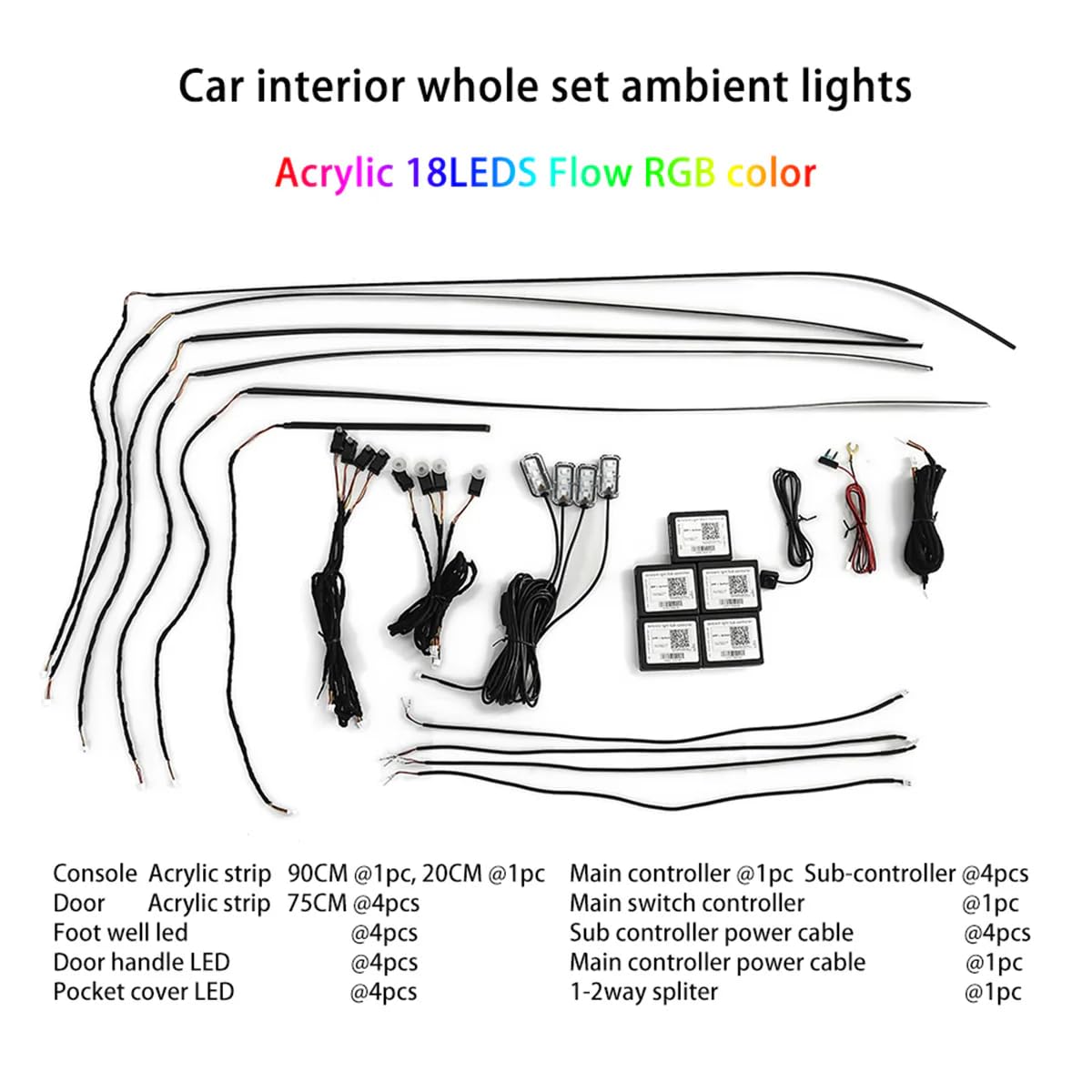 4-Door Ambient Interior KIT