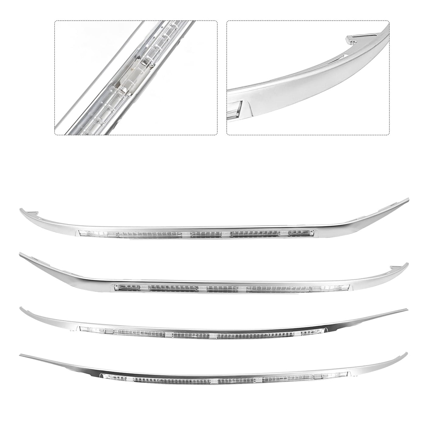 VANPERT Ambient Lighting Kit 64 Colors Compatible with Mercedes-Benz GLC X253 2015-2022 Without OBD Tool