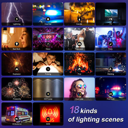 GVM 1000D RGB Led Video Light with 2 Softboxes, Photography Lighting Kit with Bluetooth Control, Full Color Video Lighting Kit with 18 Applicable Scenes, 2 Packs Led Light Panel for Video Shooting